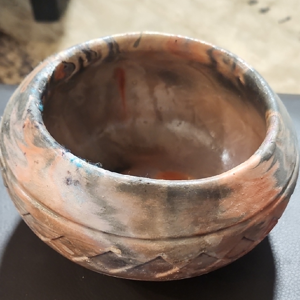 Artisan Ceramic Bowl - Earthy Tones